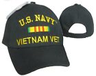 U.S. Navy Vietnam Vet Veteran Black Ribbon Embroidered Cap Hat CAP611B (TOPW)