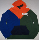 NWT AKOO COLORBLOCK Dean Green/Orange/Blue Hoodie Sweatshirt Men's XL Logo SHARP