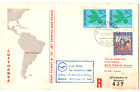 1966 AIR MAIL LUFTHANSA FIRST FLIGHT LH500 R# Cover SWITZERLAND -BRAZIL AIRPLANE