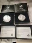 American Eagle 2021 W One Ounce Silver Uncirculated- 21EGN - Lot of 2