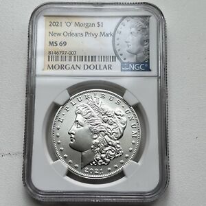 New Listing2021  Morgan O Dollar NGC MS69