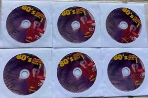 CHARTBUSTER 6 CDG DISCS KARAOKE BEST OF 80S HITS CD+G MUSIC OLDIES POP ROCK
