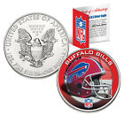 BUFFALO BILLS 1 Oz American Silver Eagle $1 US Coin Colorized NFL LICENSED