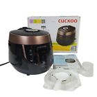 CUCKOO CRP-P0609S | 6-Cup (Uncooked) Pressure Rice Cooker |  Black/Copper READ