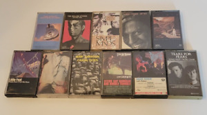 1980s Rock - New Wave Cassette Tape Lot of 11 + case logic case
