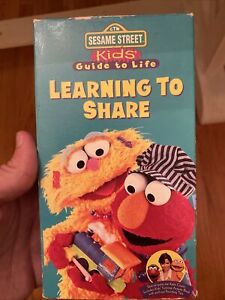 Sesame Street - Kids Guide to Life: Learning to Share  (VHS, 1996) RARE VTG OOP
