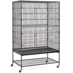 60.5inch XL Parrot Cage Bird Cage with Rolling Stand for Medium Birds Cockatiels