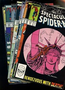 Spectacular Spider-Man 140,141,142,143,144,145,146,147 *8* Punisher! Tombstone!
