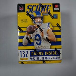2022 SCORE NFL  BLASTER BOX 132 CARDS FACTORY SEALED 6 PACKS/22 CARDS PER PACK