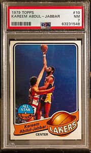 63231548 Kareem Abdul-Jabbar 1979-80 Topps All Star #10 Lakers HOF PSA 7
