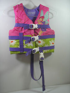 West Marine Life Jacket Flotation Vest Child Girls 30-50 LBS Fairy Garden Type 3