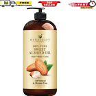 Handcraft Sweet Almond Oil - 100% Pure and Natural - Premium Therapeutic Grade