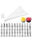 Cake Decorating Kit Set Tools Bags Piping Tips Pastry Icing Bags Nozzles 50 Pcs