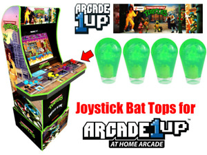 Arcade1up TMNT - Translucent Joystick Bat Tops UPGRADE! (4pcs Green)