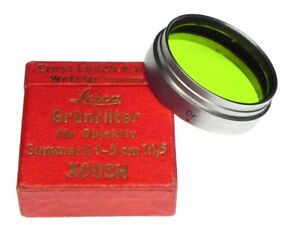 Leica XOOSH GR Green Filter for 5cm f1.5 Summarit ........... MINT w/Box