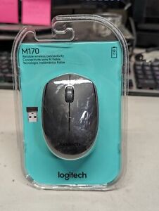 Logitech M170 Wireless Mouse for PC, Mac, Laptop with USB Mini Receiver - Black