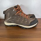Columbia Hiking Boots Mens Size 11.5 Brown Mid Waterproof BM5371-203 Outdoors