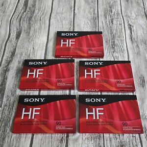 New ListingSony HF High Fidelity 90 Minute Cassette Tapes Brand New Lot of 5