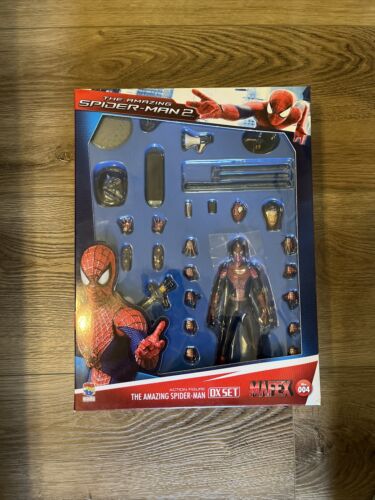 New MEDICOM TOY MAFEX NO.004 THE AMAZING SPIDER-MAN 2 DX SET Action Figures