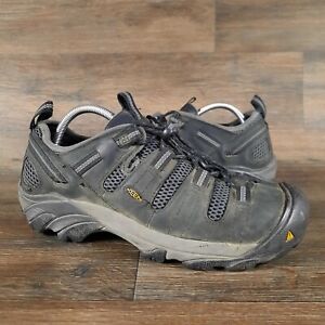 Keen Atlanta Cool II Utility Steel Toe Work Shoes Sneakers Size 9.5 Black Lace