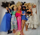 LOT OF 6 ASSORTED USED PLAYED WITH BARBIE DOLLS