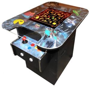 Cocktail 60 Classic Retro Games Sit Down Arcade Machine Full Size 2-Player