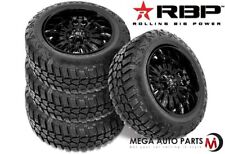 4 RBP Repulsor M/T RX 33X12.50R20LT 114Q 10 PLY/E Mud Tires, Truck/SUV, Off Road