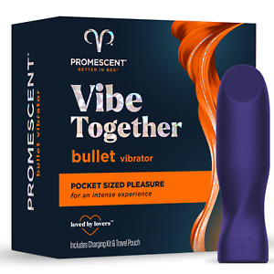 Promescent Personal Womens Mini Powerful Bullet Discreet 10 Speed Vibrating Toy