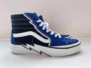 Vans Sk8-Hi Bolt Suede Canvas True Blue Shoes VN0A5JIVTBB New W/Box Men’s