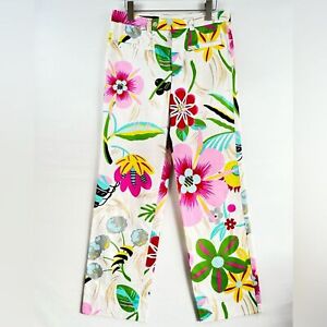 Gucci Women’s Pants By Tom Ford Runway Acid Flower s/s 1999  Size US 8