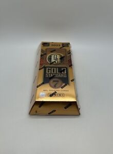 2022 Panini Gold Standard NFL Football Factory Sealed Hobby Box! 7 Cards Inside
