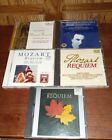 Mozart Requiem Lot of 5 CDs (Westminster is SEALED) EMI TELARC Classical