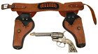 VTG FANNER 50 Pistol Cap Gun MATTEL Fixed Cylinder Antique W/ Leather Holster!