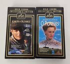 LOT OF 2 VHS Films Hallmark Hall of Fame - Gold Crown Collector's Edition LANGE