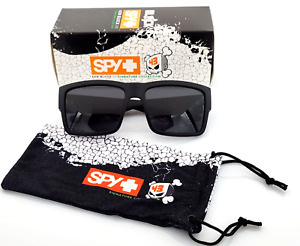 Spy+Optic Cyrus Polarized Sunglasses Matte Black Dark Smoke Tinted Lens NEW