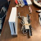 New Listingwii console bundle x2 Controllers And Nunchucks, Guitar Hero III, Tested, Works