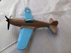 Tootsietoy 1960s 70s P-40 Flying Tiger Plane Aircraft Vintage Blue  6”
