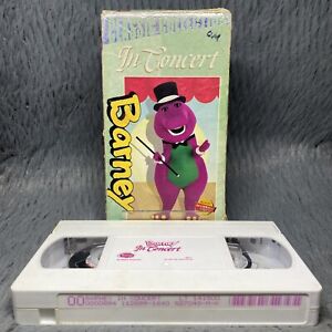 Barney in Concert VHS Tape 2000 Classic Collection Kids Cartoon Movie Film