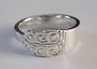 Sterling Silver Spoon Ring - International / Northern Lights - size 8 - 1946
