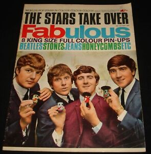 FABULOUS 1960s MOD POP MAG BEATLES ROLLING STONES HONEYCOMBS BLUE ACES SEARCHERS
