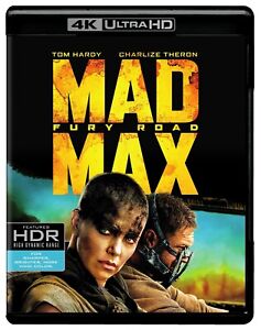 Mad Max Fury Road 4K UHD Blu-ray Tom Hardy NEW