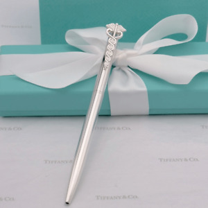 New ListingTiffany & Co. Caduceus Medical Doctor Pen Sterling Silver W/ Gift Pouch & Box