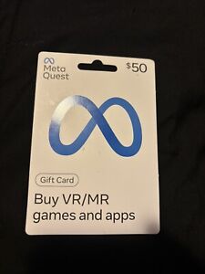 New ListingMeta Quest $50 Gift Card For VR Games & Apps