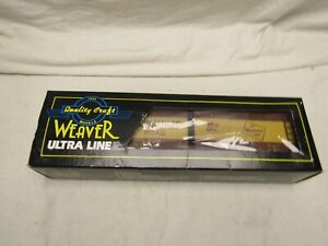 TRAIN FREIGHT CAR O SCALE MODEL WEAVER ULTRA LINE MILWAUKEE ROAD BOXCAR 40'