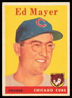 1958 Topps #461 Ed Mayer RC Chicago Cubs