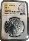New Listing2021-D NGC MS69 Morgan Silver Dollar Denver - Rare from Denver Mint OGP COA