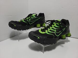 Nike Shox Turbo 6 ID By You Black Green CSI STEALTH 326840-994 Mens Size 8.5