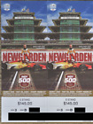 TWO (2) 2024 Indianapolis 500 Tickets Stand E Box 3 Row D Turn 1 One *AWESOME*