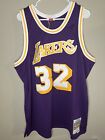 LA Lakers Magic Johnson-Mitchell & Ness '84-'85 Hardwood Classic Jersey 2XL-New