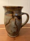 Handmade Pottery Mug Coffee Cup Large Pear  Signed Pi 79